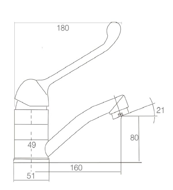 MOBI CARE Swivel Basin Mixer - Image 3