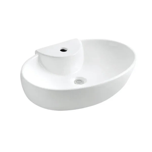 OVAL GLOSS BASIN WITH TAPMOUNT