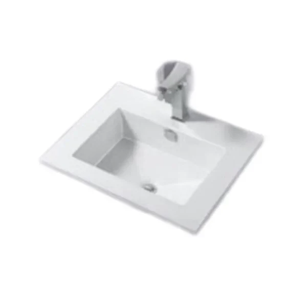 SQUARE GLOSS DROP IN BASIN